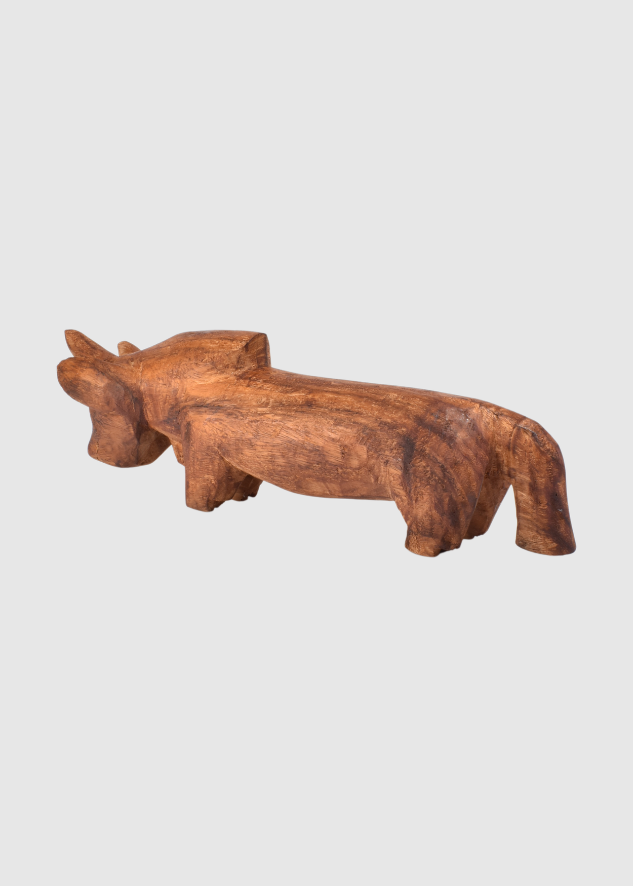 Folk Art Carved Wood Animal Sculpture