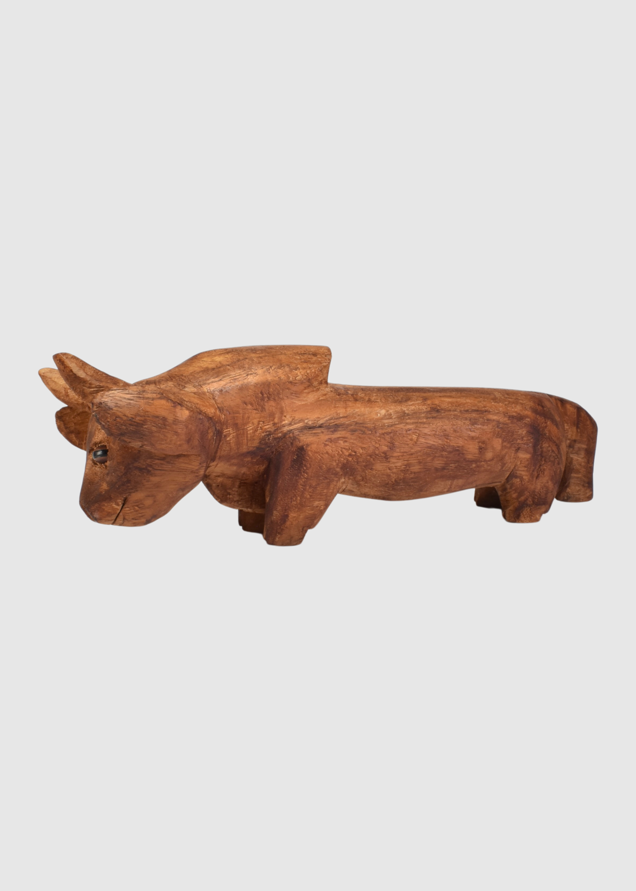 Folk Art Carved Wood Animal Sculpture