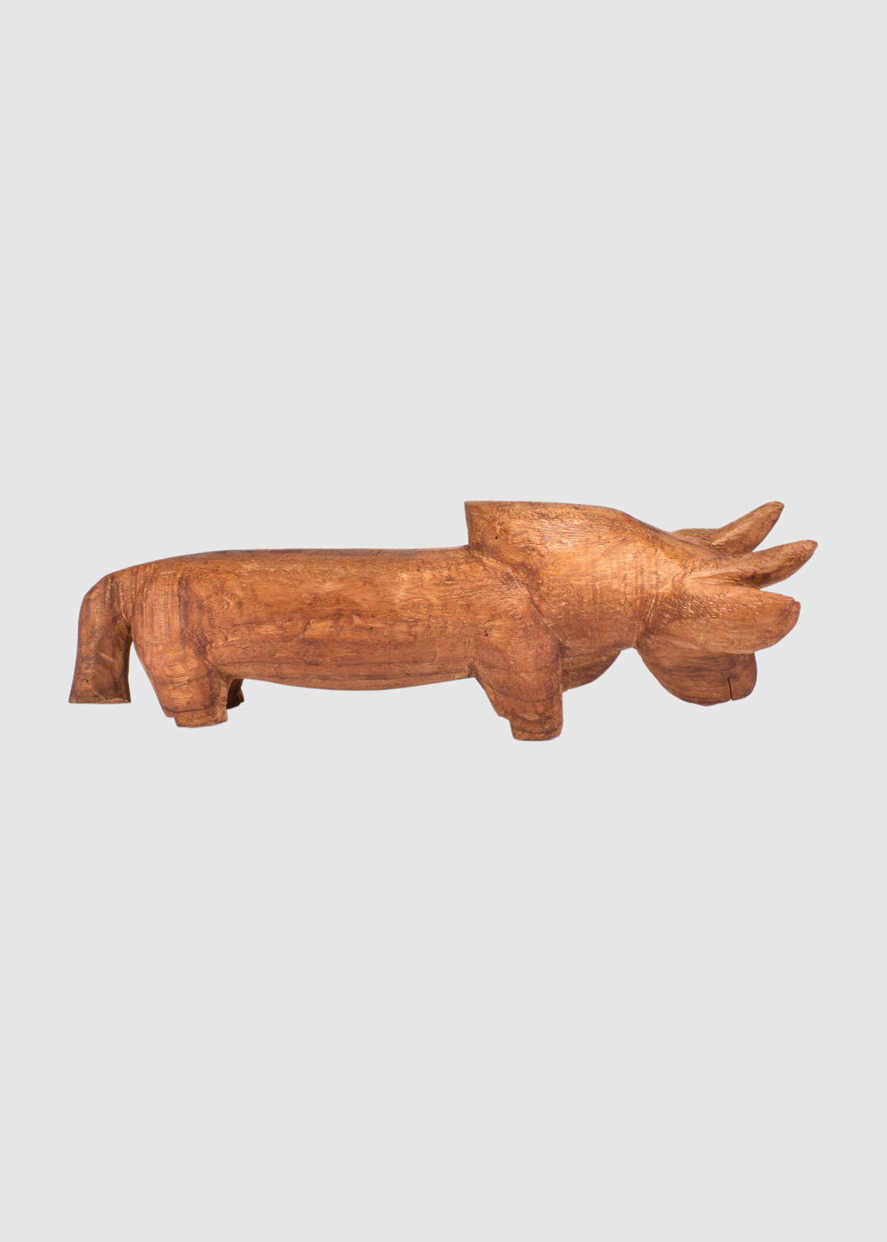 Folk Art Carved Wood Animal Sculpture