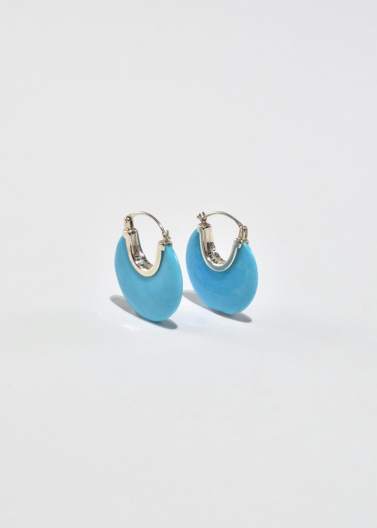 Turquoise Hoop Earrings