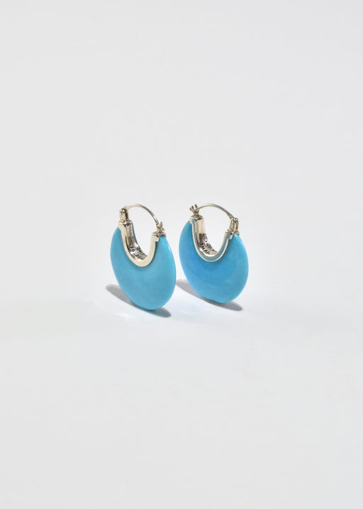 Turquoise Hoop Earrings