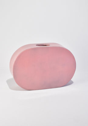 Oval Vase in Pink