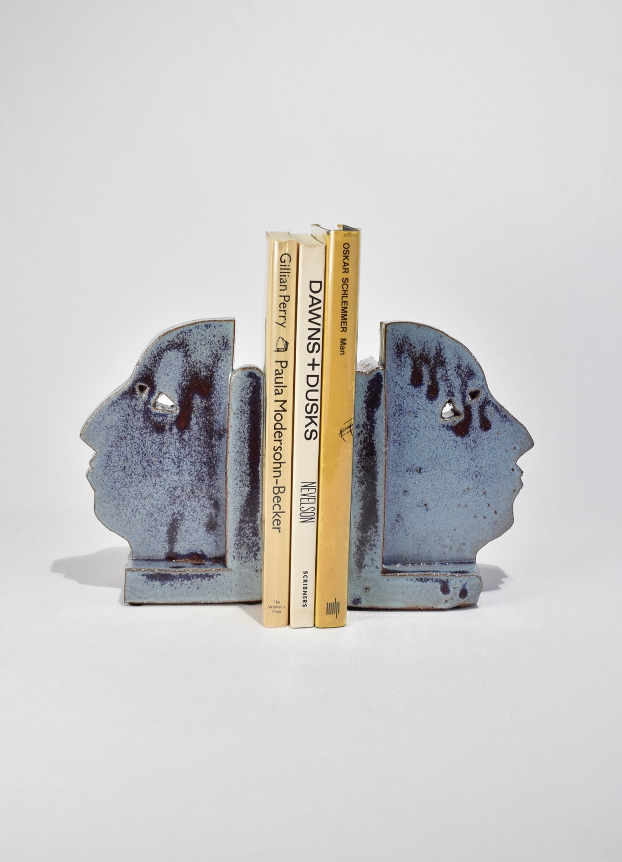 Profile Bookend in Speckled Blue