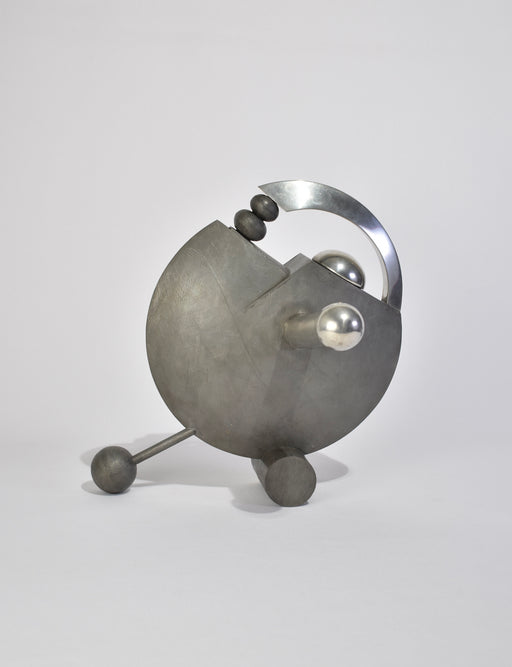 Sculptural Pewter Teapot