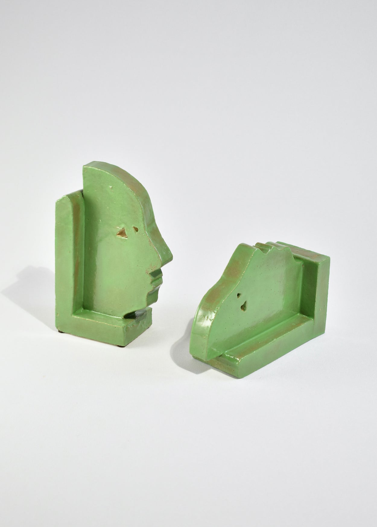Profile Bookend in Green