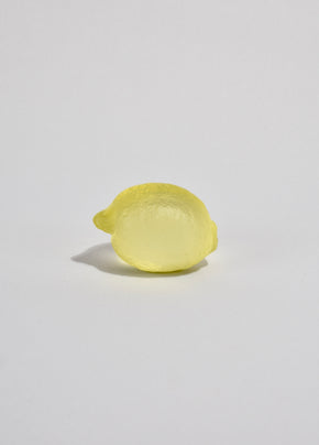 Glass Lemon in Yellow