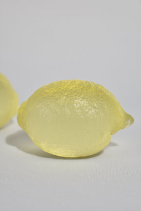 Glass Lemon in Yellow