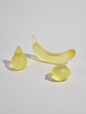 Glass Banana in Yellow