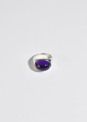 Amethyst Dome Ring