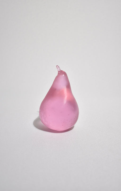 Glass Pear in Pink