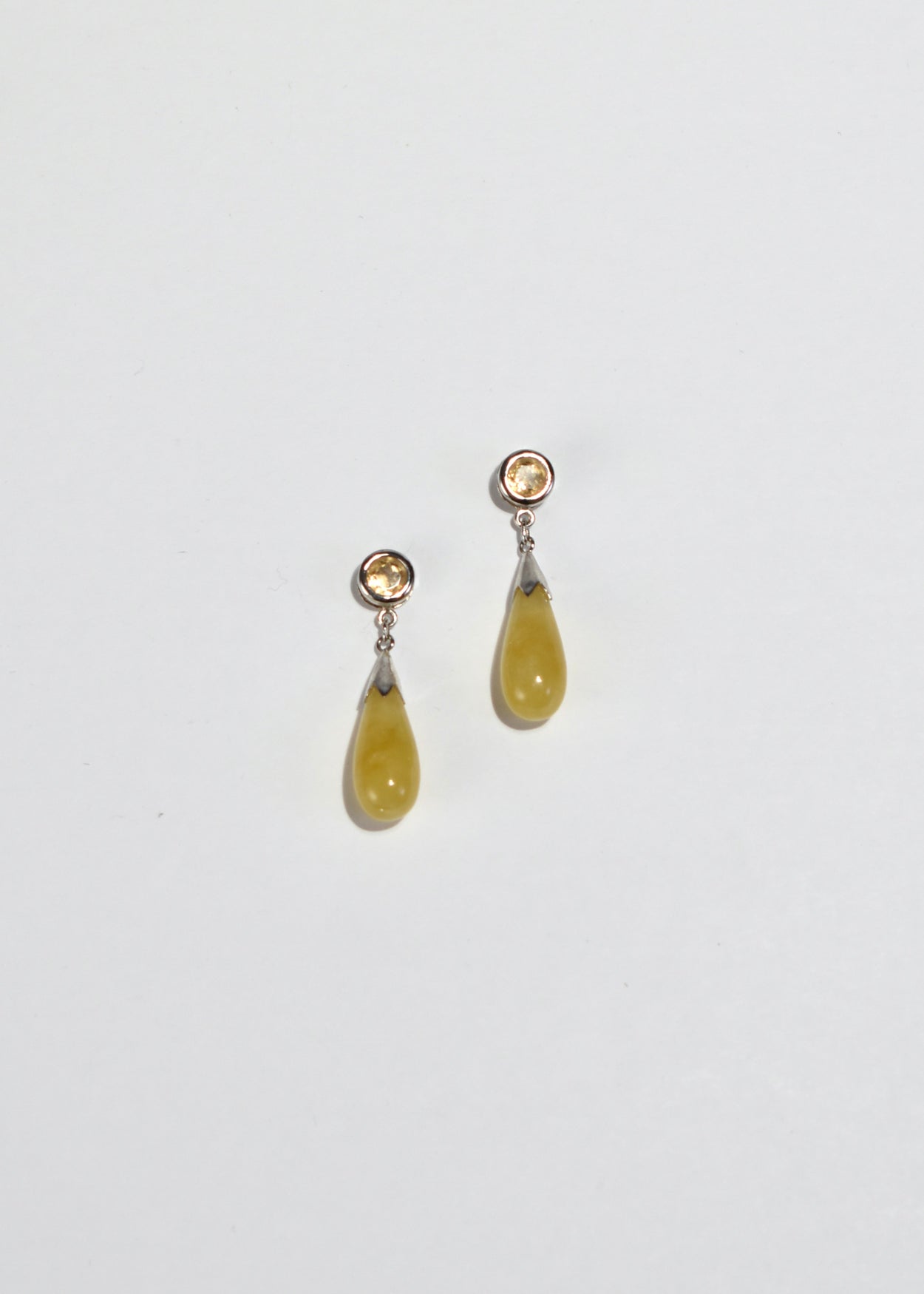 Yellow Drop Earrings