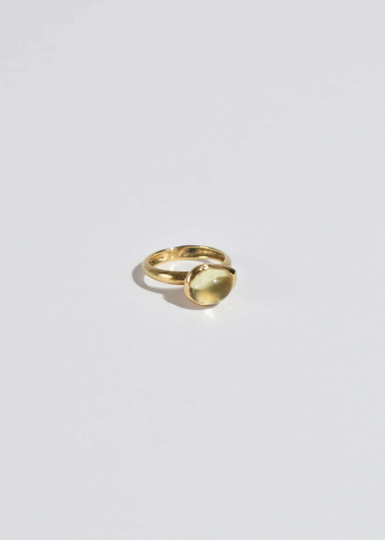 Gold Organic Citrine Ring