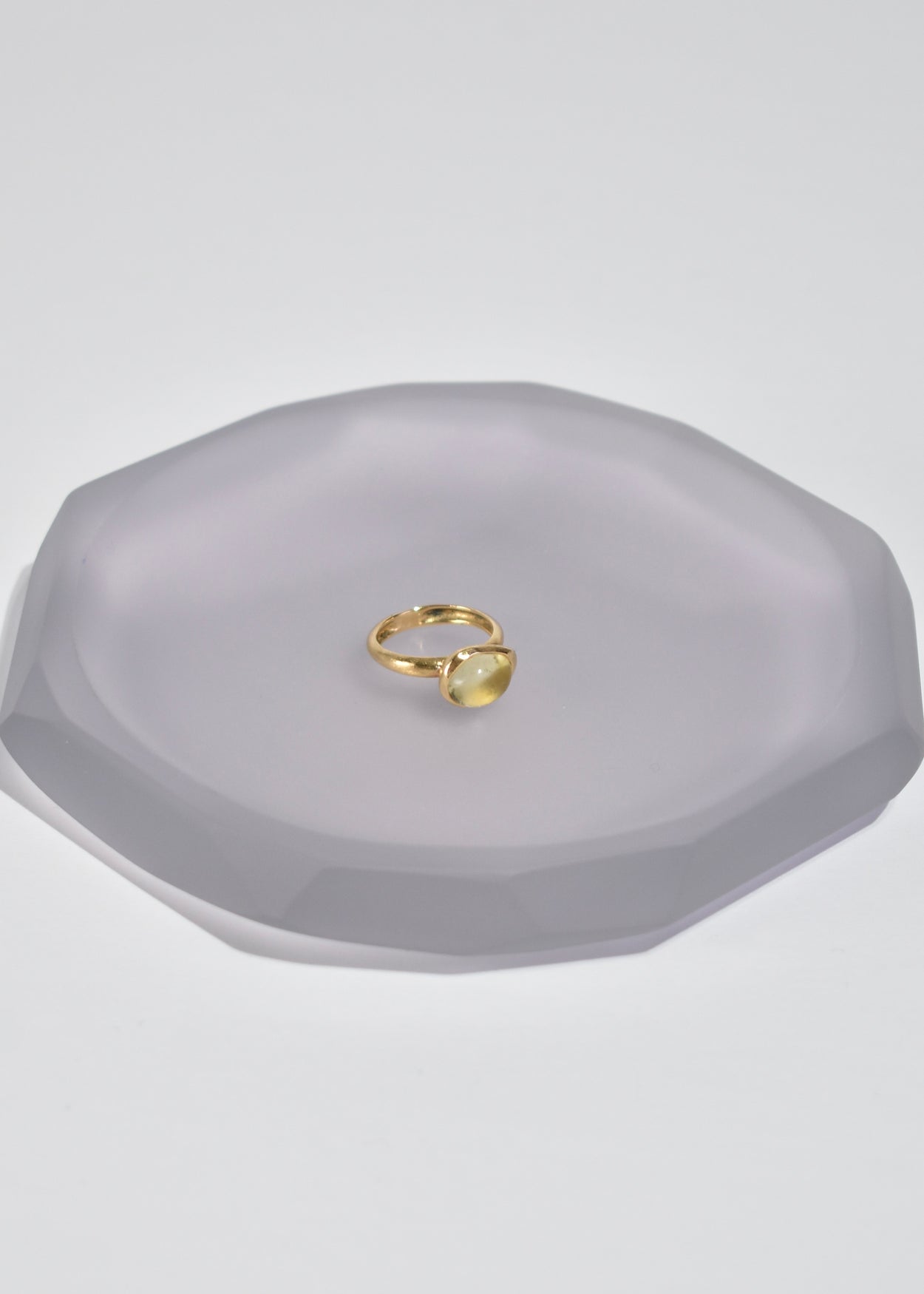 Gold Organic Citrine Ring